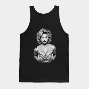 Madonna Pop Art Vintage Halftones Tank Top